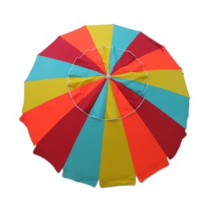 Beach Umbrellas: Citron Beach Umbrella 240cm - Masquerade Style