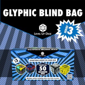 Limited Edition Handcrafted Gemstone Dice - Box of 12 Blind Bags (Series 3) by Level Up Dice