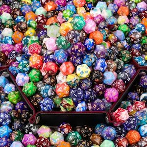 Individual Dice: Random D20 (Twenty Sided Dice)