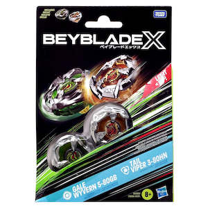 Collectables: Beyblade X - Dual Pack - Gale Wyvern 5-80GB & Tail Viper 3-80HN