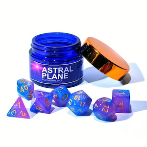Acrylic Dice: Astral Plane Dice