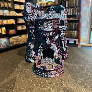 Dice Towers: 3D Printed Dice Tower - Dwarven Mountain (Rainbow)