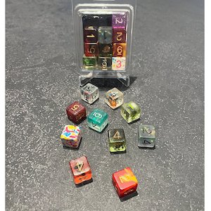 D6 Dice Sets: Mrs Noggs D6's - 10 Random D6's