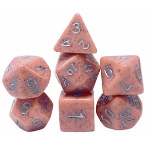 Dream Castle - 7 Piece Polyhedral Dice Set + Dice Bag