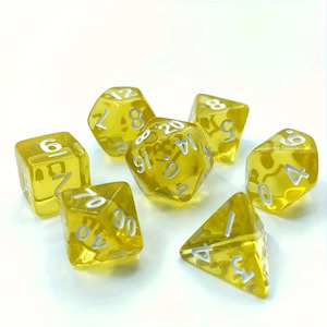 Tiny Dice: Lemon Sorbet - Mini Polyhedral Dice Set