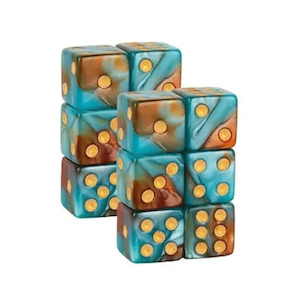 Patina 12mm D6 Dice Set of 10