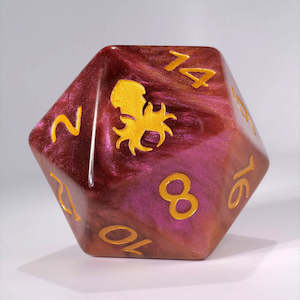 Individual Dice: Antimatter - 30mm D20 by Kraken Dice