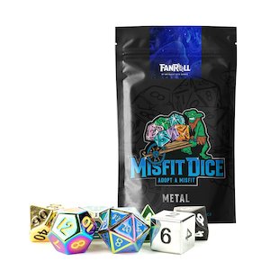 Mystery Dice Bags: 'Fanroll' Misfit Metal Dice Mystery Bag
