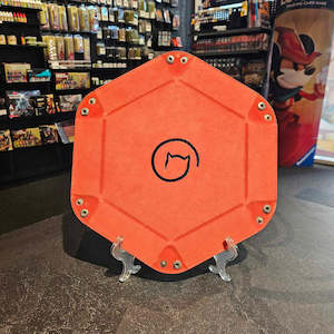 Dice Accessories Dice Bags Cases Trays And Towers: Bea Games Hexagon Dice Tray - Burnt Orange