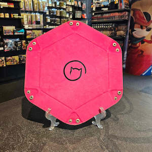 Bea Games Hexagon Dice Tray - Hot Pink