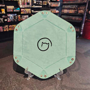 Bea Games Hexagon Dice Tray - Mint Green