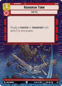 Star Wars Unlimited Tcg Singles: Koiogran Turn (441) (Hyperspace) (441) [Jump to Lightspeed]
