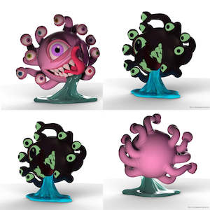 Collectables: Dungeons & Dragons: Beholder 7" Resin Figure - Glow-In-The-Dark Edition