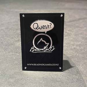Swords Comics Enamel Pin - Qwest?