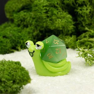 Green Snail Dice Stand