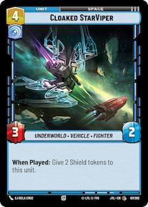 Star Wars Unlimited Tcg Singles: Cloaked StarViper (067/262) (067/262) [Jump to Lightspeed]