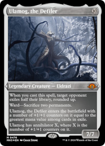 Ulamog, the Defiler (Foil Etched) [Modern Horizons 3]