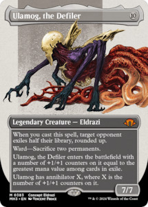 Ulamog, the Defiler (Borderless) (Serialized) [Modern Horizons 3]