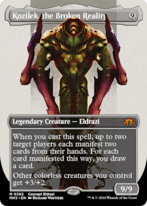 Modern Horizons 3: Kozilek, the Broken Reality (Borderless) (Serialized) [Modern Horizons 3]