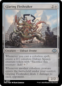 Modern Horizons 3: Glaring Fleshraker (Ripple Foil) [Modern Horizons 3]