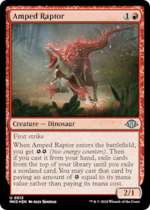 Amped Raptor (Ripple Foil) [Modern Horizons 3]