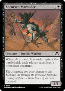 Accursed Marauder (Ripple Foil) [Modern Horizons 3]