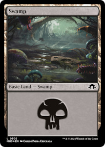 Swamp (0502) (Ripple Foil) [Modern Horizons 3]