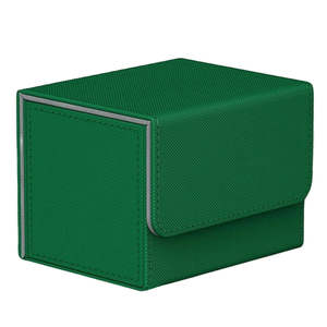 Tcg Accessories: Bea Decked 100+ Green/Grey Side Opening Deck Box
