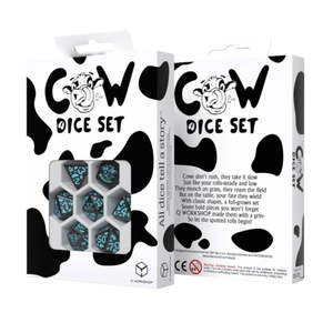 Dice: Cow Dice Set: MOOlissa by Q Workshop