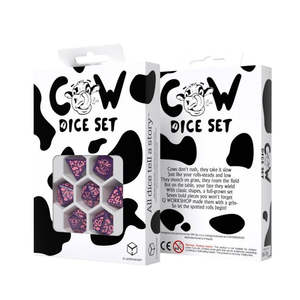 Cow Dice Set: RaMOOna by Q Workshop