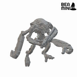 Beamini Rpg Miniatures: CHIP02 - Human Hybrid Solider | BeaMini Unpainted Sci-fi Miniatures