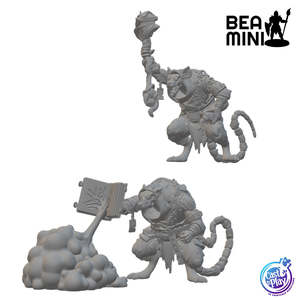 Beamini Rpg Miniatures: Ravager Priests | BeaMini Unpainted RPG Miniatures