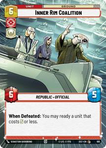 Star Wars Unlimited Singles: Inner Rim Coalition (910) (Hyperspace Foil) (910) [Secrets of Power]