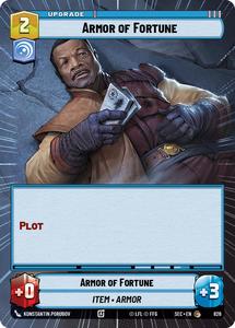 Star Wars Unlimited Singles: Armor of Fortune (826) (Hyperspace Foil) (826) [Secrets of Power]