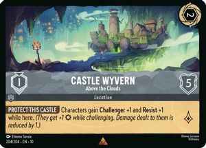 Disney Lorcana Singles: Castle Wyvern - Above the Clouds (204/204) [Whispers in the Well]