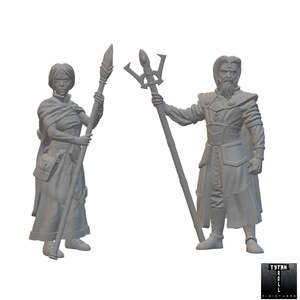 Beamini Rpg Miniatures: Human Wizard (Wave 4) | BeaMini Unpainted RPG Miniatures