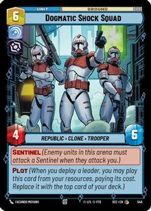 Star Wars Unlimited Singles: Dogmatic Shock Squad (546) (Foil) (546) [Secrets of Power]