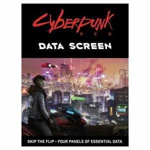 Cyberpunk Rpg Immerse Yourself In A Dystopian Science Fiction World: Cyberpunk Red RPG - Data Screen