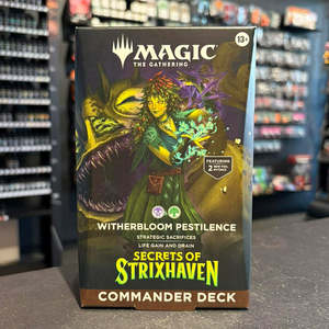 Magic The Gathering Sealed Product: Magic: The Gathering Secrets of Strixhaven Commander Deck - Witherbloom Pestilence