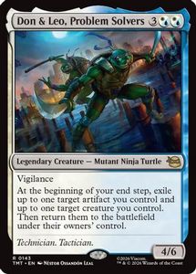 Magic The Gathering 1 Rares: Don & Leo, Problem Solvers [Teenage Mutant Ninja Turtles]