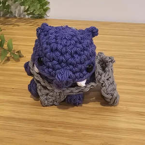 Collectables: Handmade Crochet Kobold - Purple