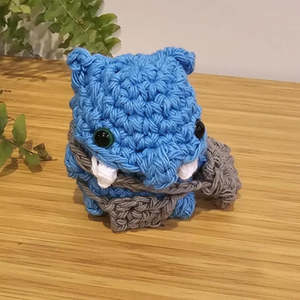 Collectables: Handmade Crochet Kobold - Blue