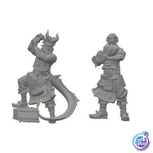 Beamini Rpg Miniatures: Innkeepers | BeaMini Unpainted RPG Miniatures