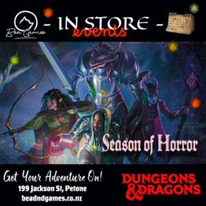 Events: Dungeons & Dragons: Season of Horror - 27th June 2026 Ticket