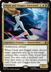Magic The Gathering 1 Rares: Cloak and Dagger, Entwined [Marvel Super Heroes]
