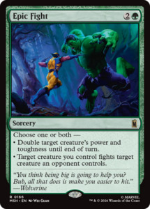 Magic The Gathering 1 Rares: Epic Fight [Marvel Super Heroes]