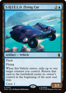 Magic The Gathering 1 Rares: S.H.I.E.L.D. Flying Car [Marvel Super Heroes]