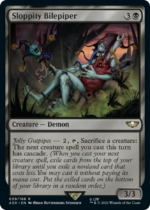 Magic The Gathering 1 Rares: Sloppity Bilepiper [Warhammer 40,000]