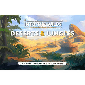 Into the Wilds Battlemap Books - Desert & Jungles
