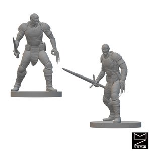 Beamini Rpg Miniatures: Frostragers | BeaMini Unpainted RPG Miniatures